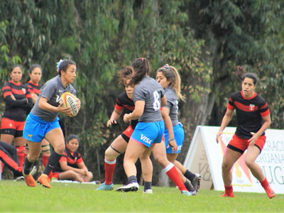 La selección femenina de seven realizó una serie de amistosos en Lima.