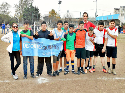 Los chicos quilmeños se preparan para intervenir en otra edición de los Juegos.