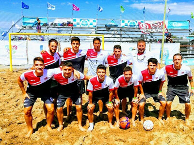 El equipo de Futsal hizo un muy buen papel en los Juegos de Playa en Mar de Ajó.