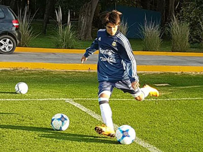 Luka Romero y una nueva participación junto a la Selección Argentina Sub 15.