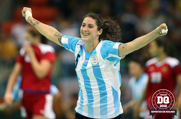 Manuela Pizzo (Handball) ternada a Mejor Deportista de los Premios DQ 2016.