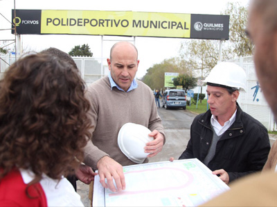 DEPORTE SOCIAL: Dio inicio la renovación integral del Polideportivo Municipal Reinaldo Gorno.
