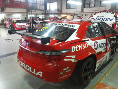 Los Toyota están listos para salir al nuevo Autódromo de San Nicolás.