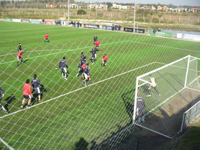 El partido se jugó en la cancha de sintético de Buenos Aires Football.