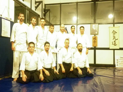 El Grupo de Aikido que tiene sus clases en el Quilmes Atlético Club.