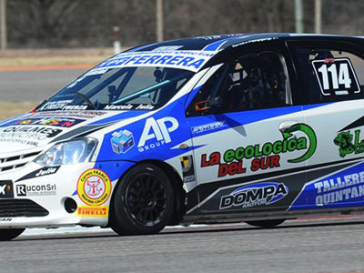 El Toyota de Ferrera buscará mayor protagonismo en la carrera de Rosario.