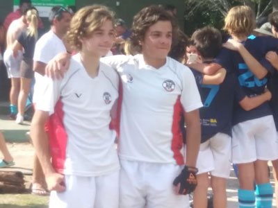 Mateo Rey y Gonzalo Zeppilli, los dos campeones de la Asociación Alemana.