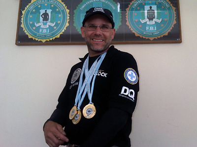 Tras un gran año, Diego Matos conquistó el bicampeonato Nacional en Pistola FBI.