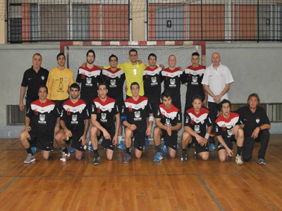 El equipo de los Alemanes que participó del Nacional en Mendoza.