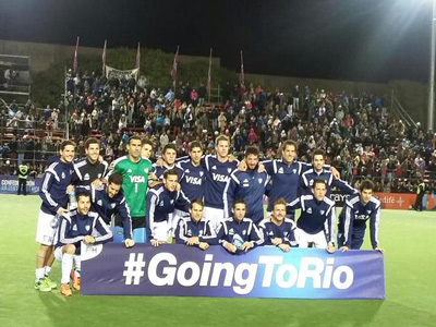 El equipo celebró el pasaje a Río, pese a la derrota en la final.