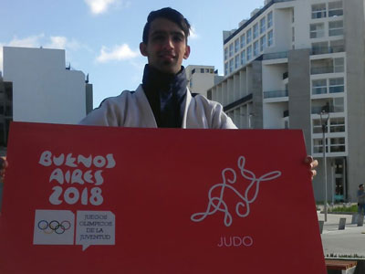 Nico Molinaro será instructor de Judo en la Villa Olímpica durante los Juegos.
