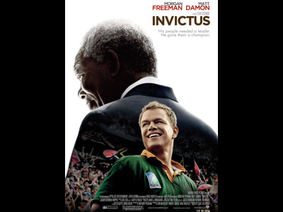 Invictus, el nuevo film de Clint Eastwood.