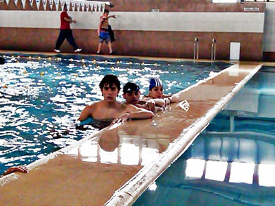 Los chicos de Deportes Especiales cumplieron un excelente papel en natación.