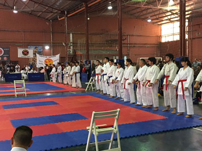 El Provincial de Karate, uno de los torneos que tuvieron lugar en la UNQ.
