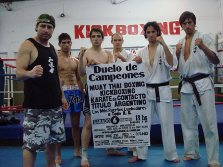 Duelo de Campeones- Kakidamishi con los peleadores de Quilmes Dojo.