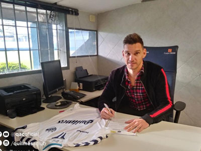 Abel Masuero firmó su contrato y se suma al plantel de Leo Lemos.