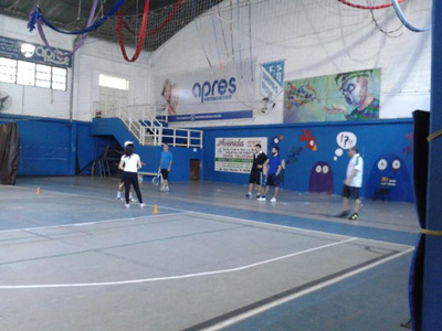 El gimnasio, uno de los espacios característicos del Quilmes Oeste.