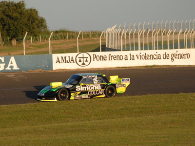 El Ford de la Rana Giallombardo durante la última prueba en Paraná.